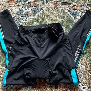BEROY BIKE LEGGINGS TIGHTS IN SZ L…FULL LENGTH WITH PADDING…NWT
